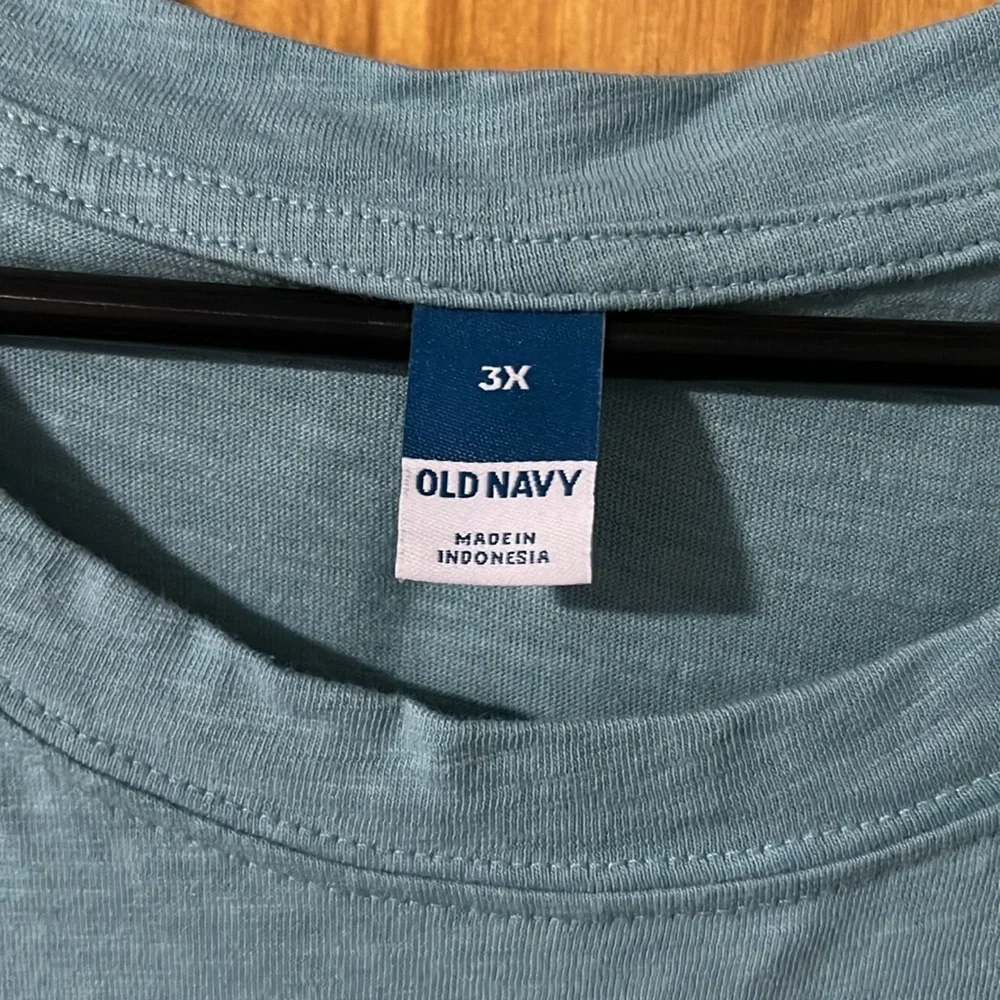 Old Navy Light Blue Tiered Midi Dress - Picture 2 of 3